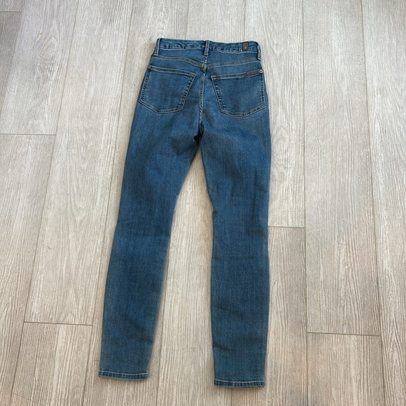 7 For All Mankind Aubrey in Hewes Skinny Jeans size 25 - Picture 3 of 16